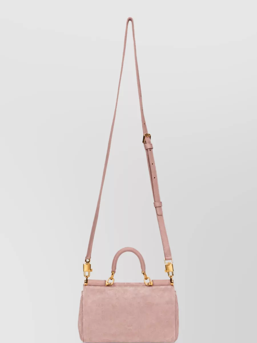 Dolce&Gabbana My Sicily Medium Leather Clutch Bag