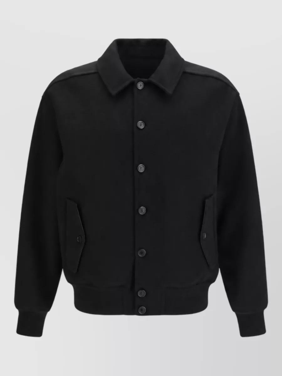 Ferragamo Wool cashmere single breasted jacket