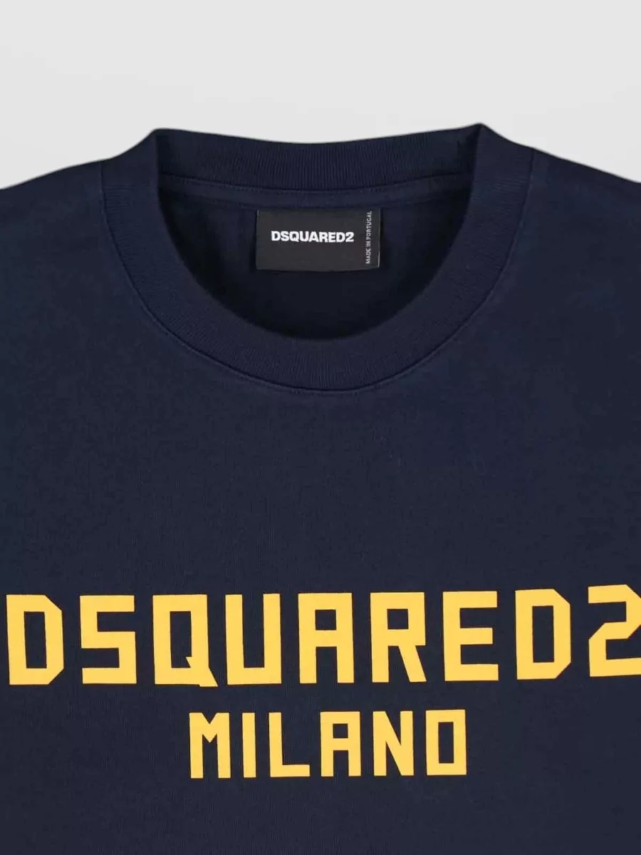 Dsquared2 Crew Neck T Shirt Short Sleeve Style