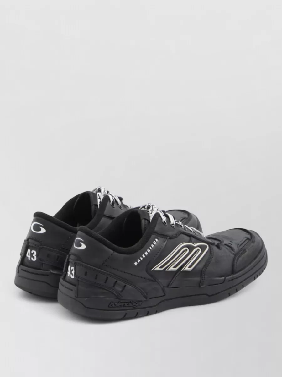 Balenciaga Leather Low-Top Sneakers