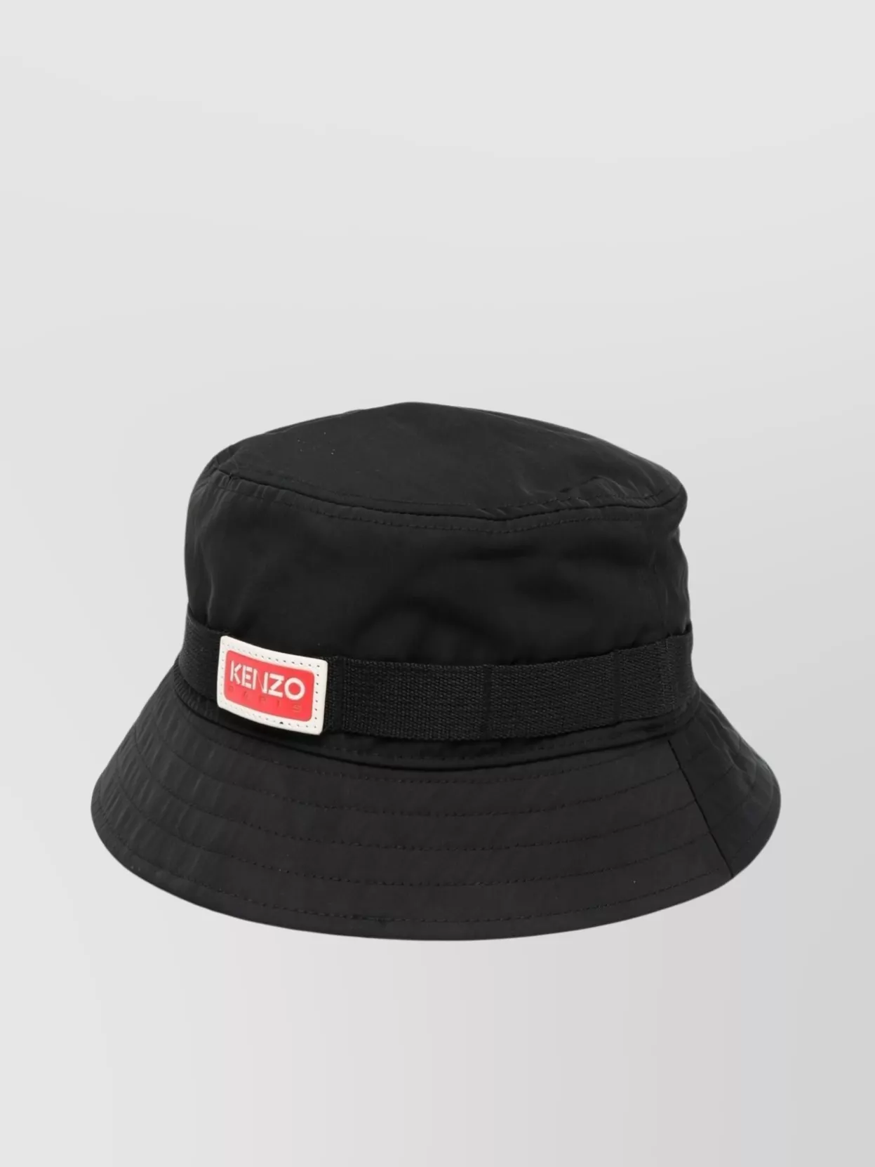 Shop Kenzo Versatile Stitched Wide Brim Hat In Black