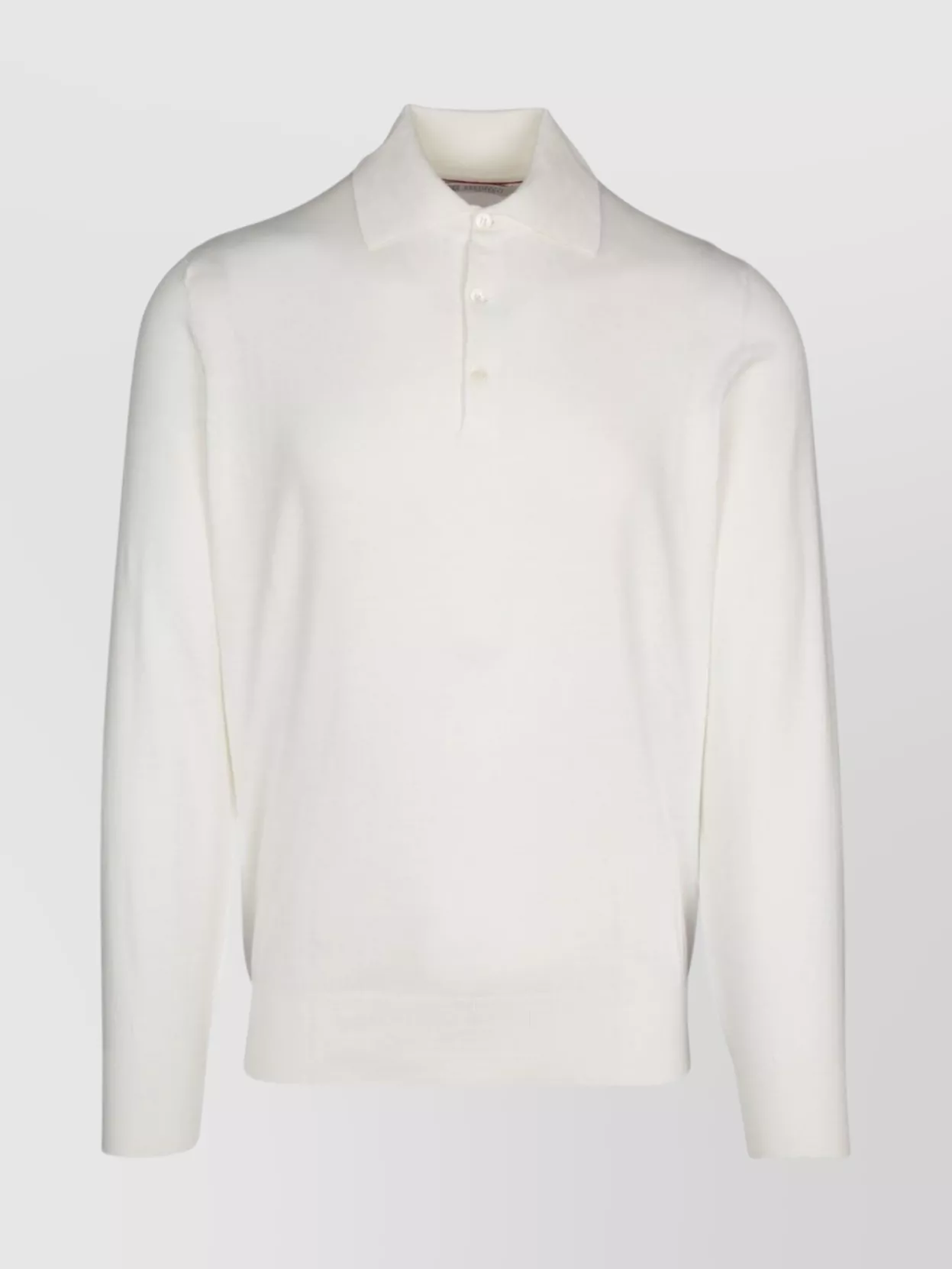 Brunello Cucinelli Sweater Polo Long Sleeves In Neutral