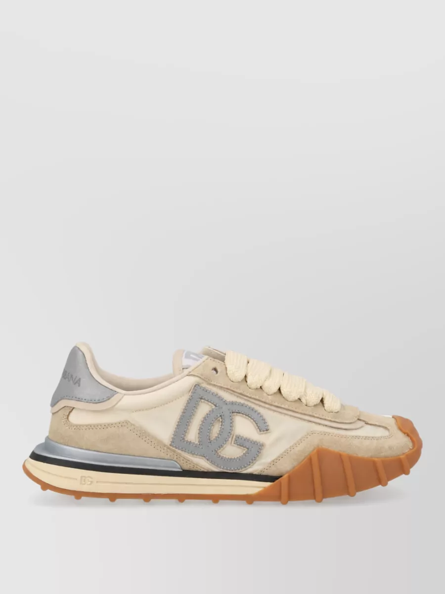 Dolce&Gabbana Dg Athletic Sneaker Suede Fabric Rubber Sole