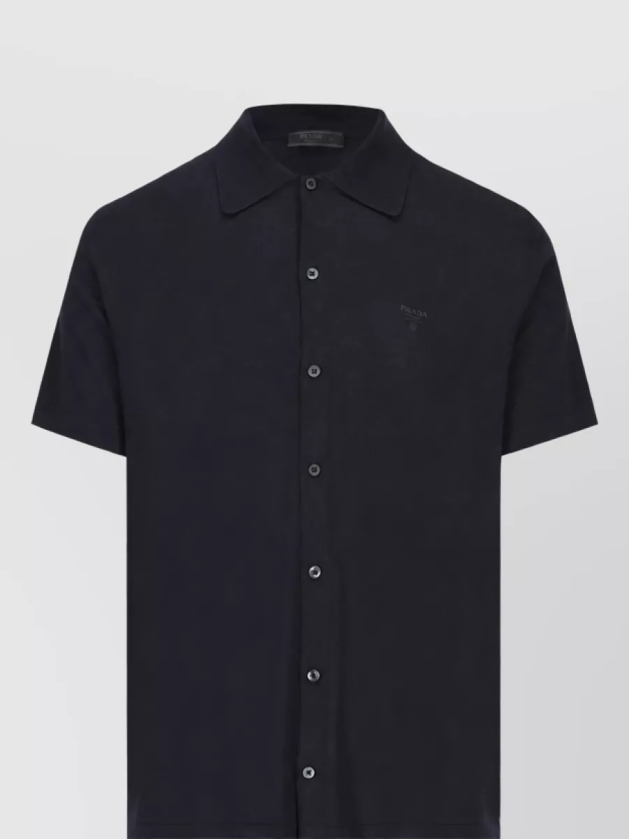Prada Virgin wool polo shirt