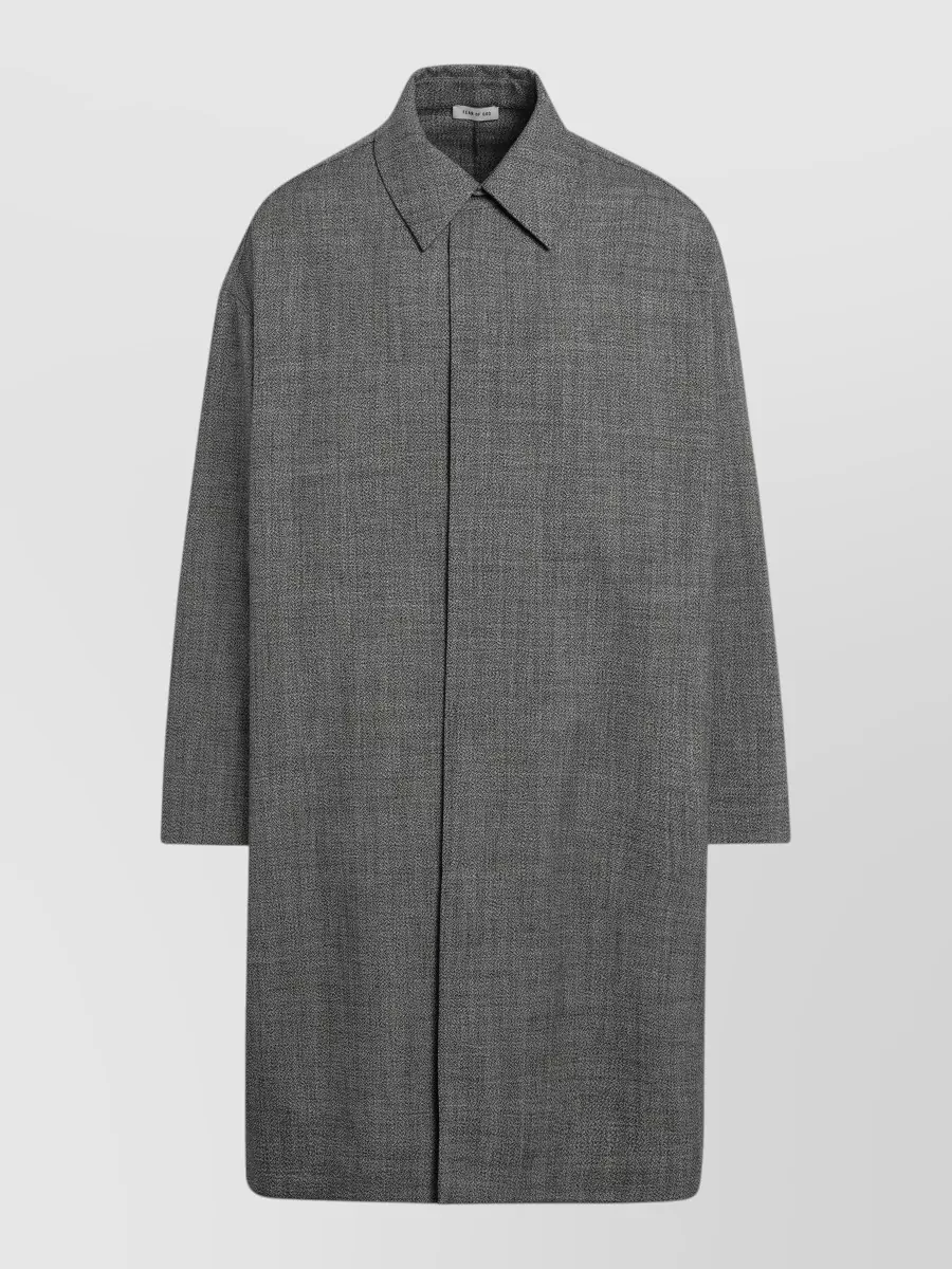 Fear Of God wool relaxed trench coat