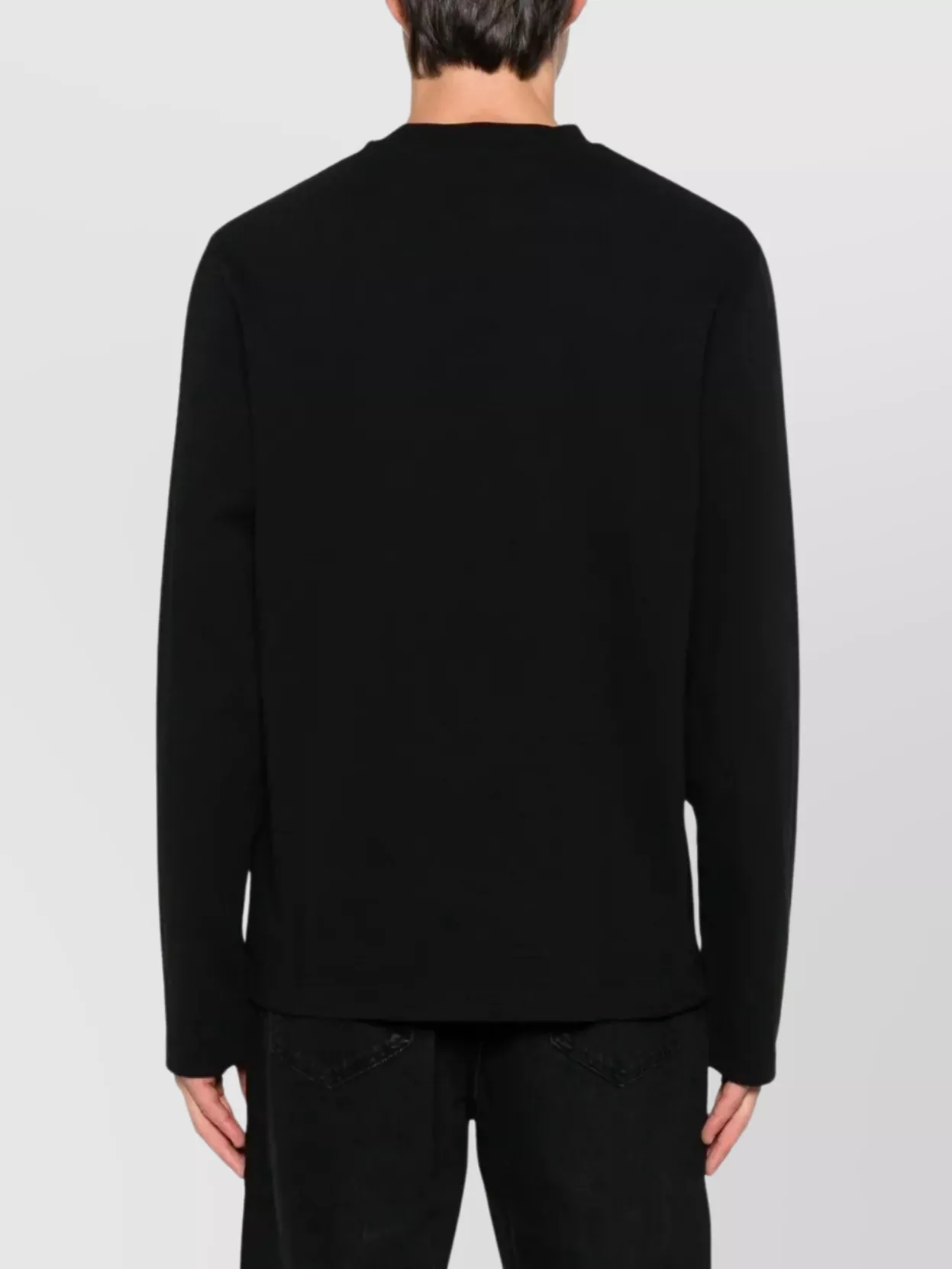 Jacquemus Gros Grain Ml Crew Neck Long Sleeves