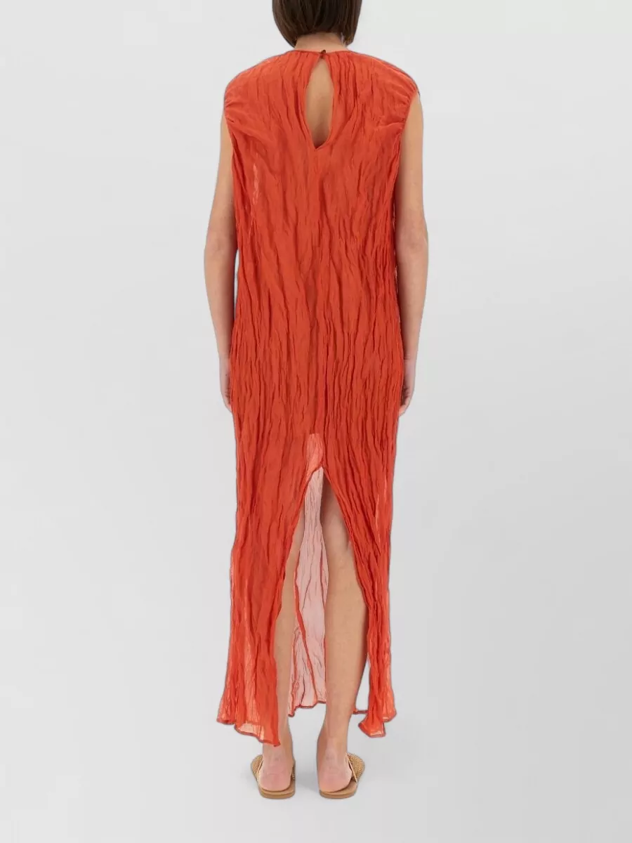 Alysi Metallic Relaxed-Fit Maxi Dress