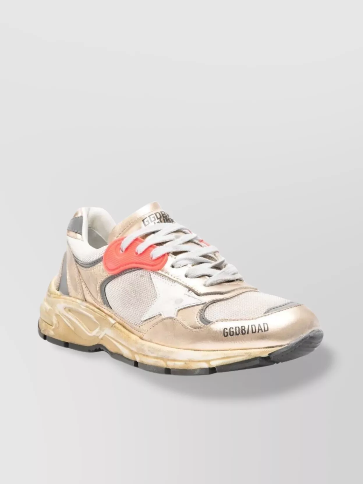 Golden Goose Mesh Star Leather Sneakers
