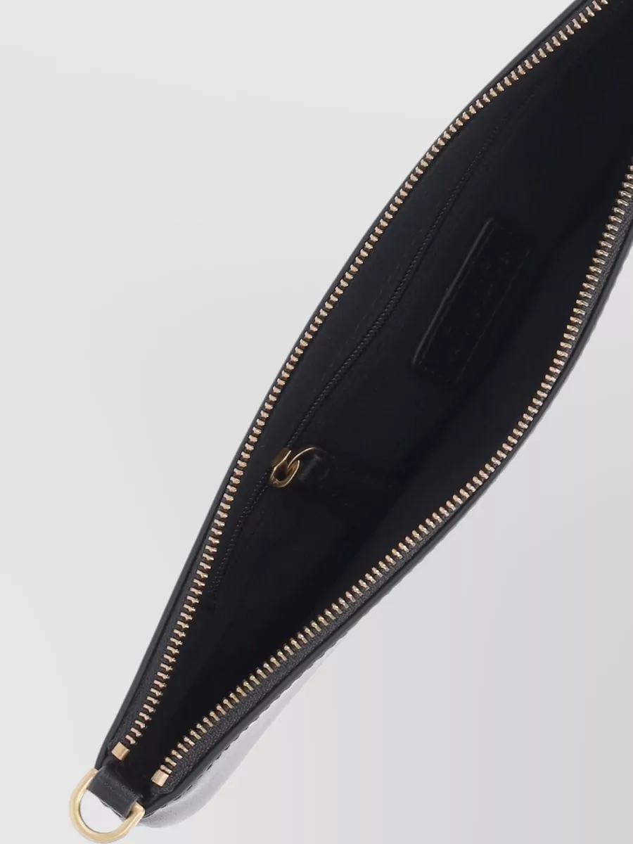 Pinko Love Bag Flat Leather Clutch Bag