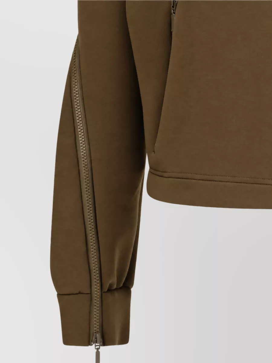 Wolford Ribbed Hooded Zip Jacket