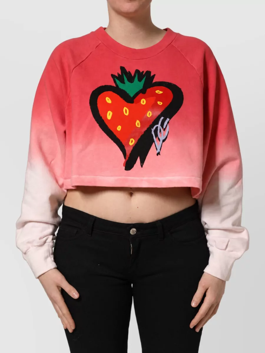 Dolce&Gabbana Strawberry Print Sweatshirt