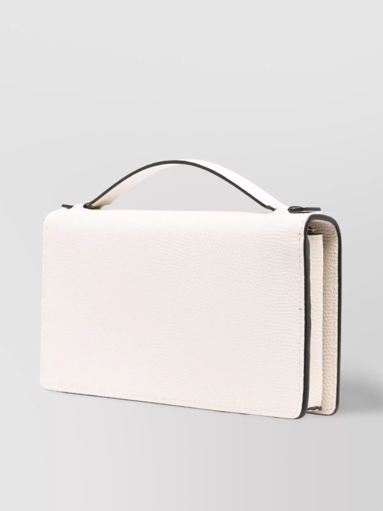 Valentino Garavani Vlogo Signature Leather Chain Wallet