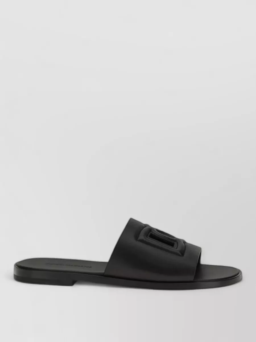 Dolce&Gabbana Leather Slides