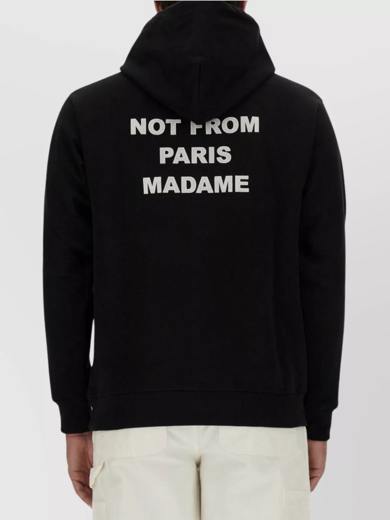 Drôle De Monsieur "Graphic Motto" Hooded Sweatshirt