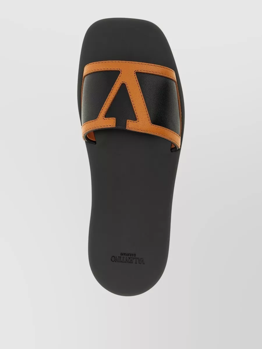 Valentino Garavani Viva Superstar Open Toe Flat Slides