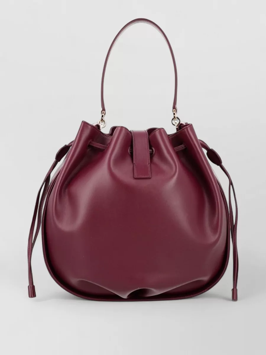 Ferragamo The Hug Bag Leather Bucket Bag