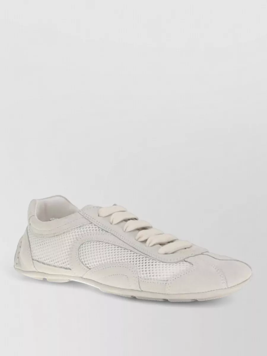 Prada fabric low-top sneakers