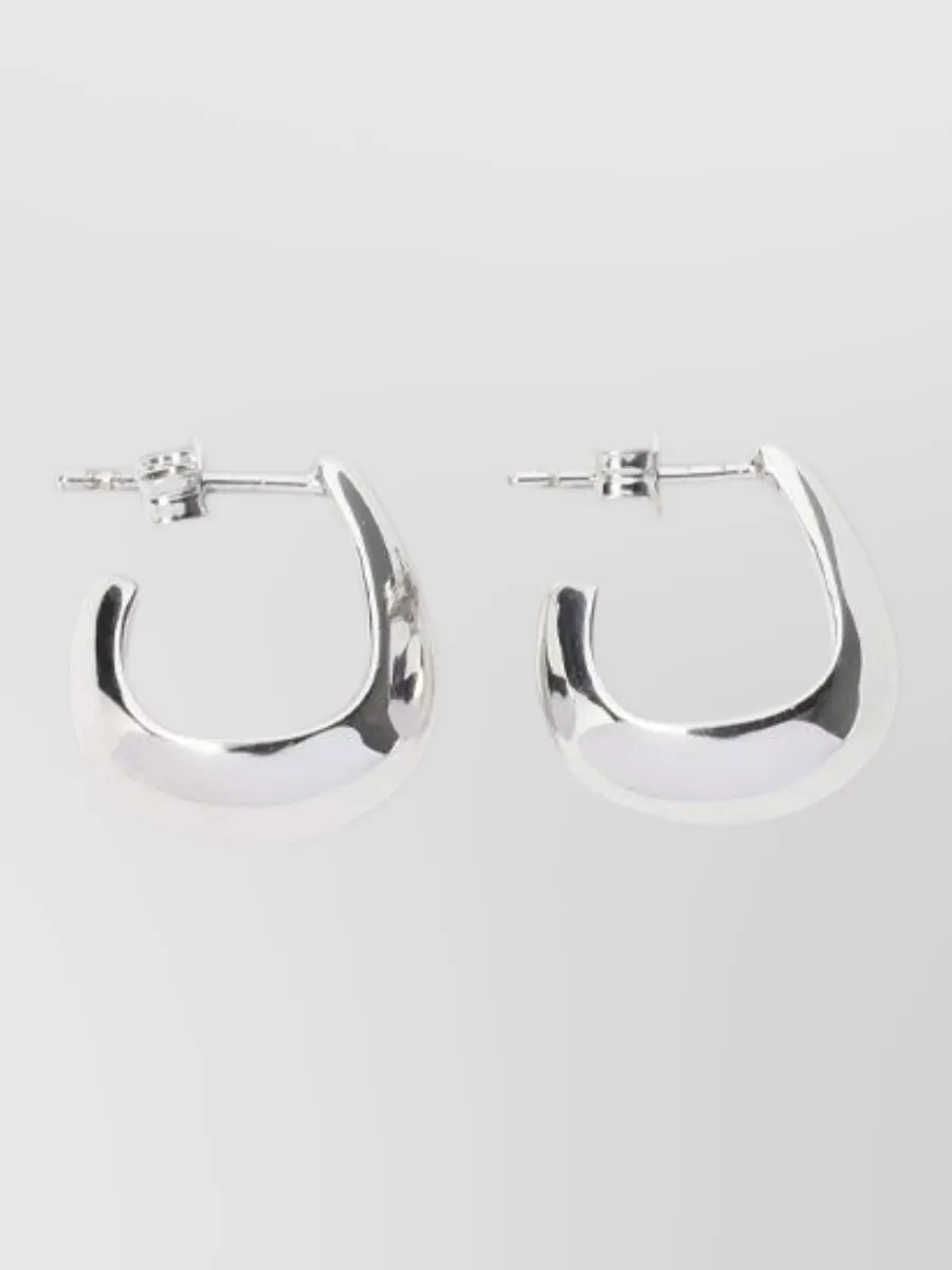 Lemaire silver mini drop earrings