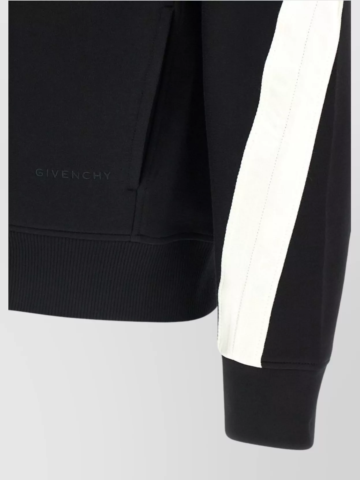 Givenchy High Collar Sweatshirt Satin Detail