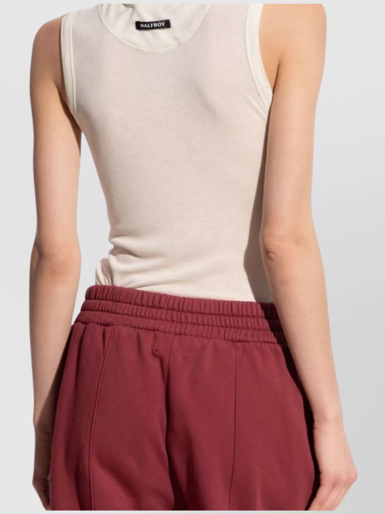 Halfboy Logo Patch Crewneck Tank Top