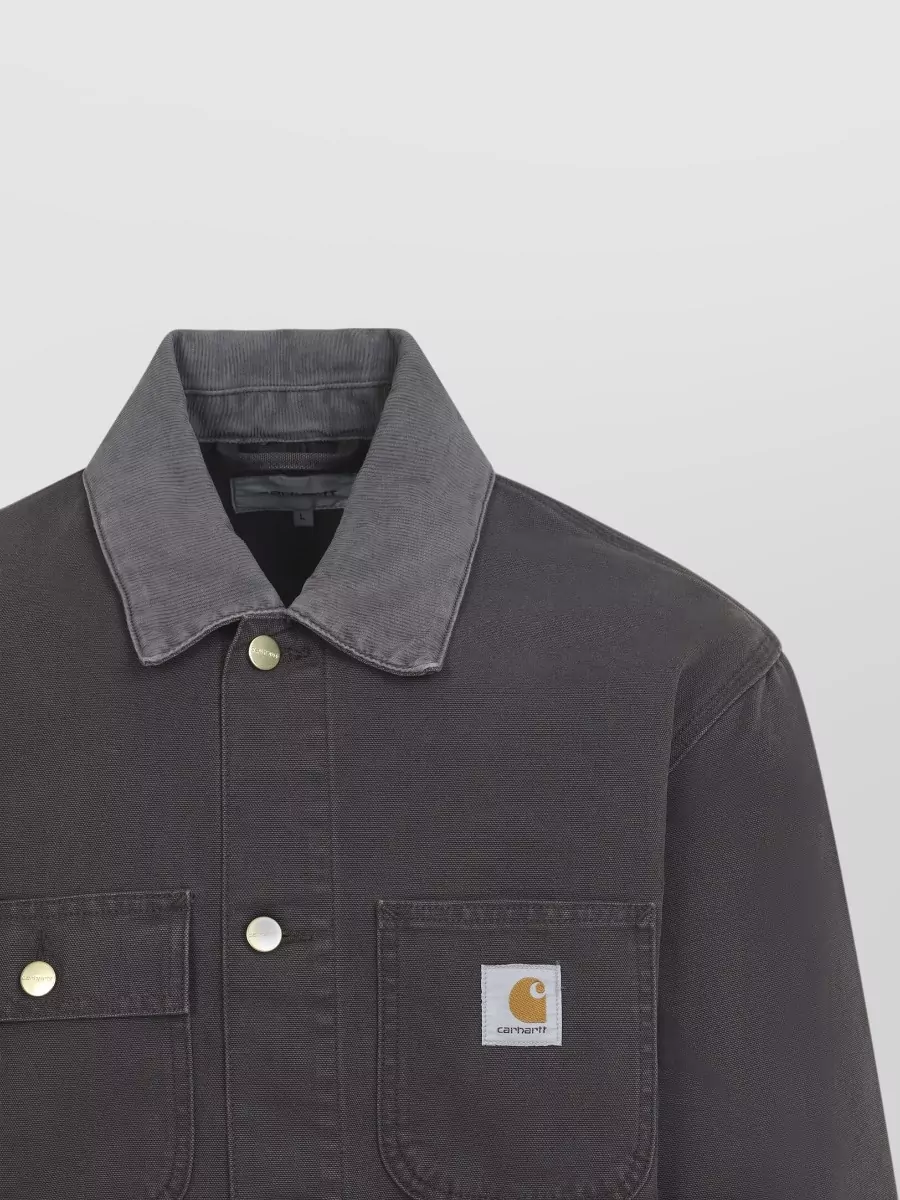 Carhartt Wip Michigan Collared Coat Front Pockets