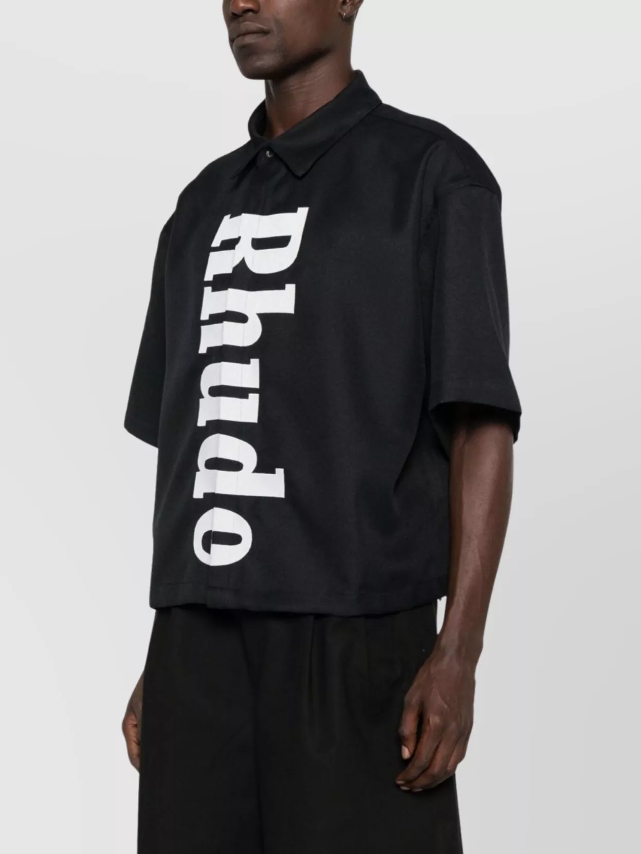 Rhude Short Sleeve Shirt Pointed Collar