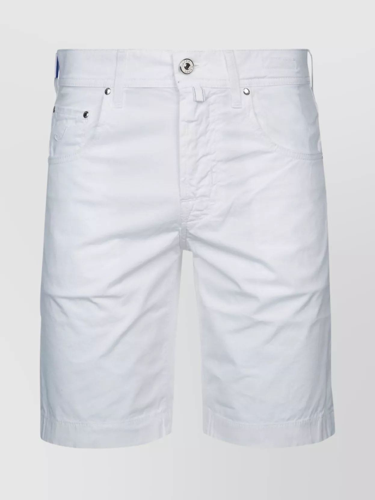 JACOB COHEN TAILORED SHORTS WITH POCKETS AND RIVETS