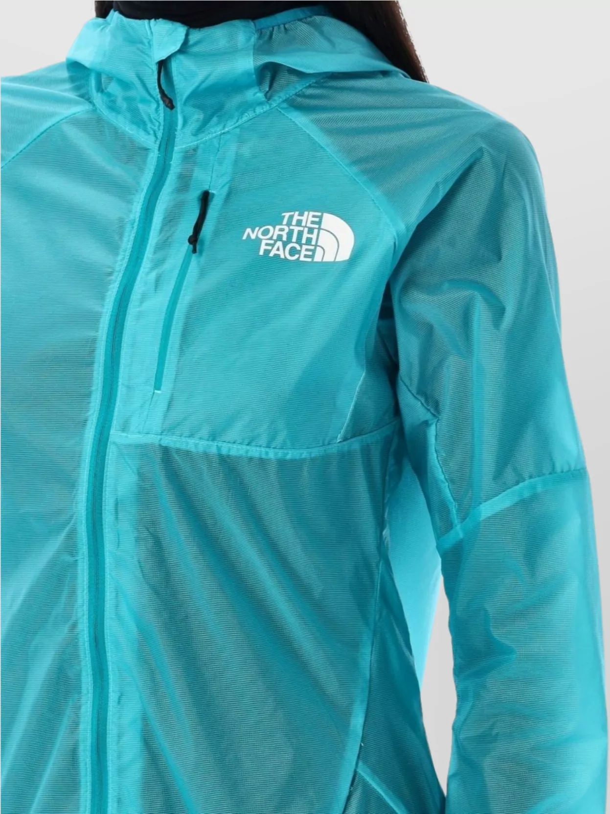 The North Face Shell Windstream Hood Long Sleeves Lightweight Breathable Fabric