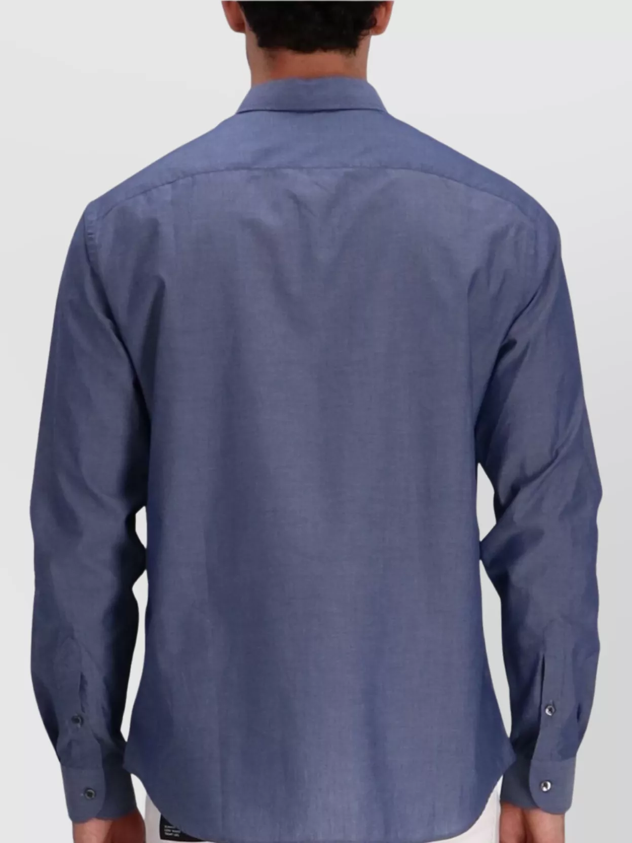 Emporio Armani Cotton Shirt With Button-Down Collar And Cuffs