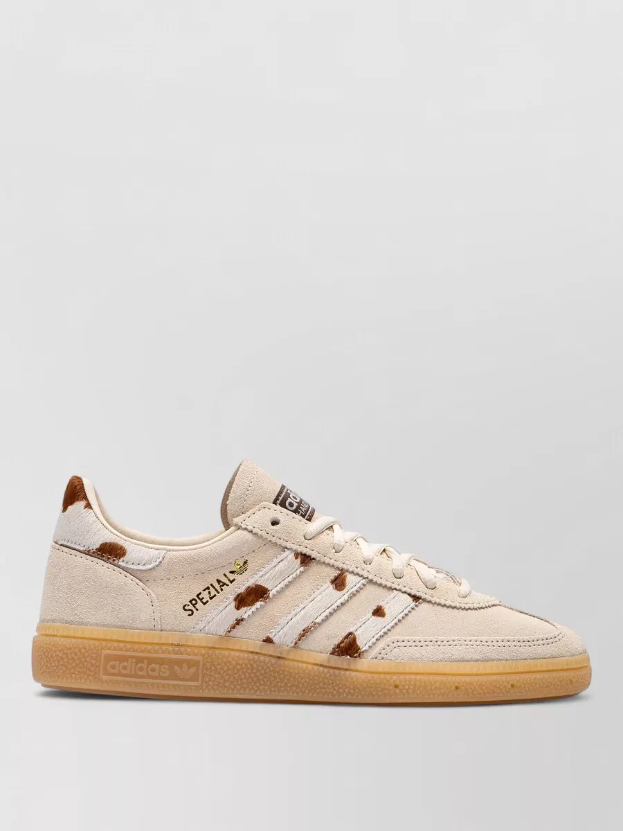 Adidas Suede Leather Animal-Print Low-Top Sneakers