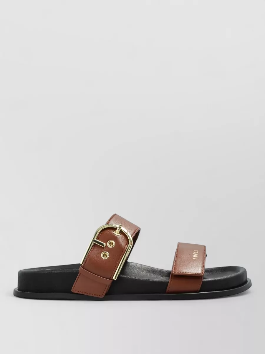 Furla Leather Solea Sandals