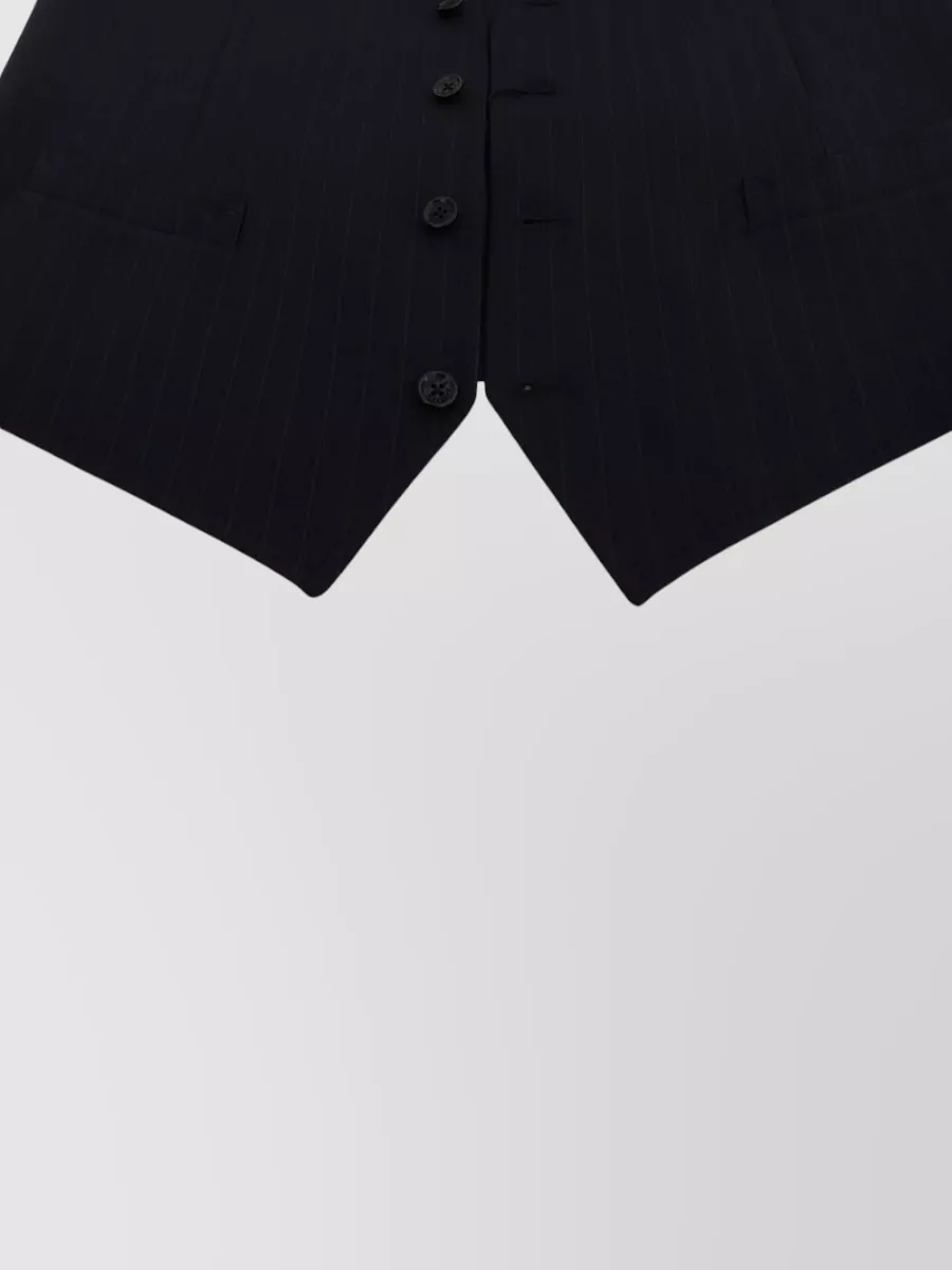 Dolce&Gabbana Pinstripe Wool Waistcoat