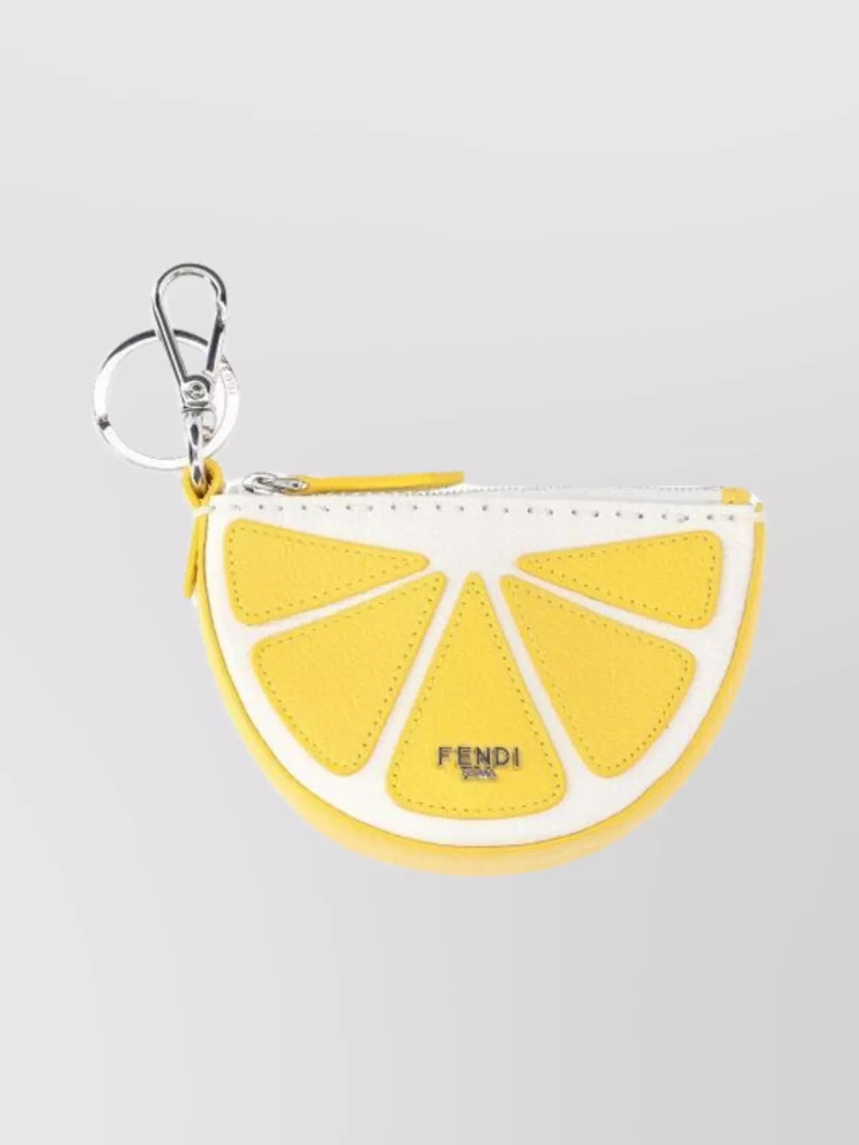 Fendi Stitched Lemon Keyring Case