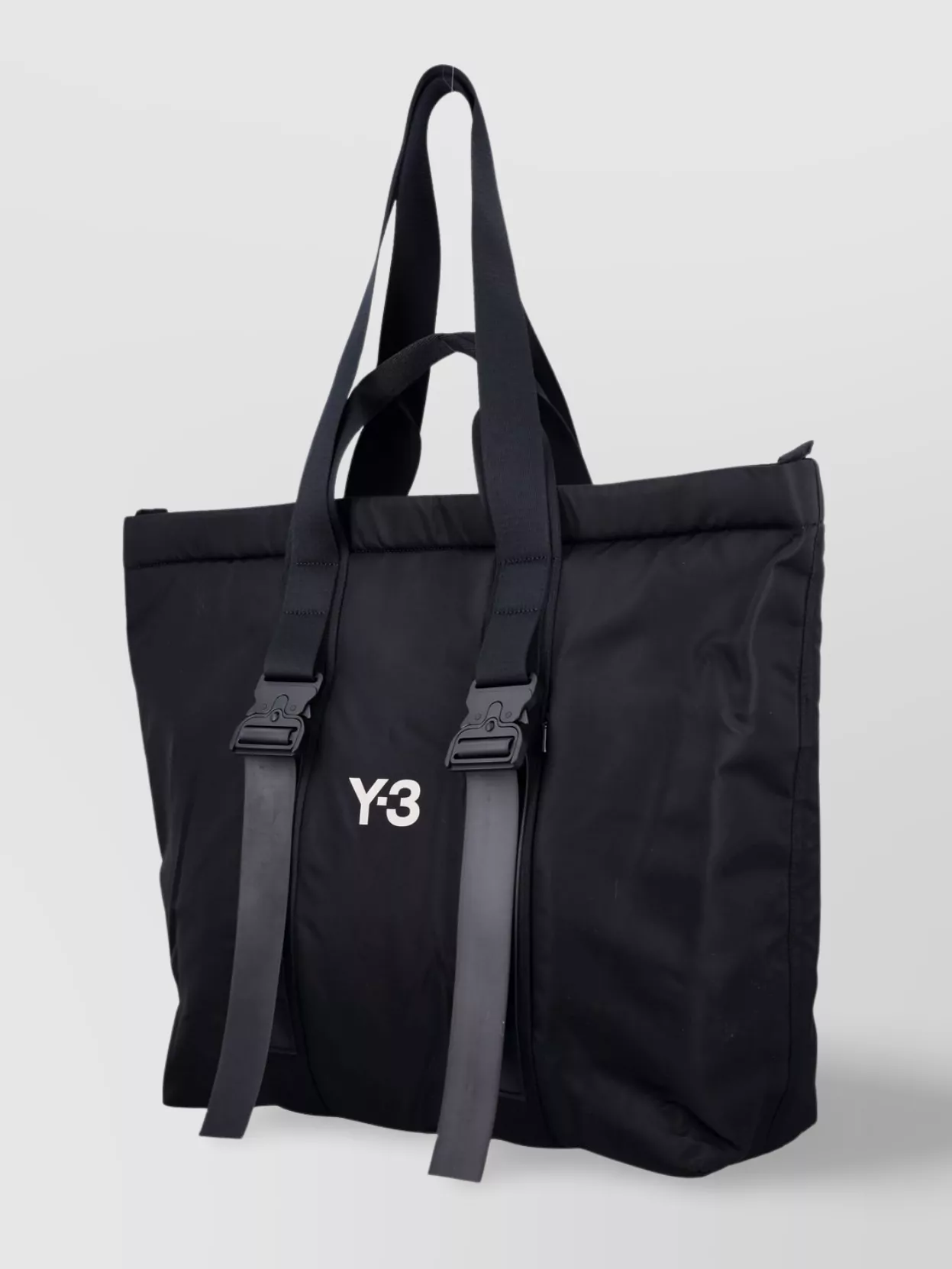 Y-3 RECTANGULAR SHAPE TOTE BAG WITH TOP HANDLES