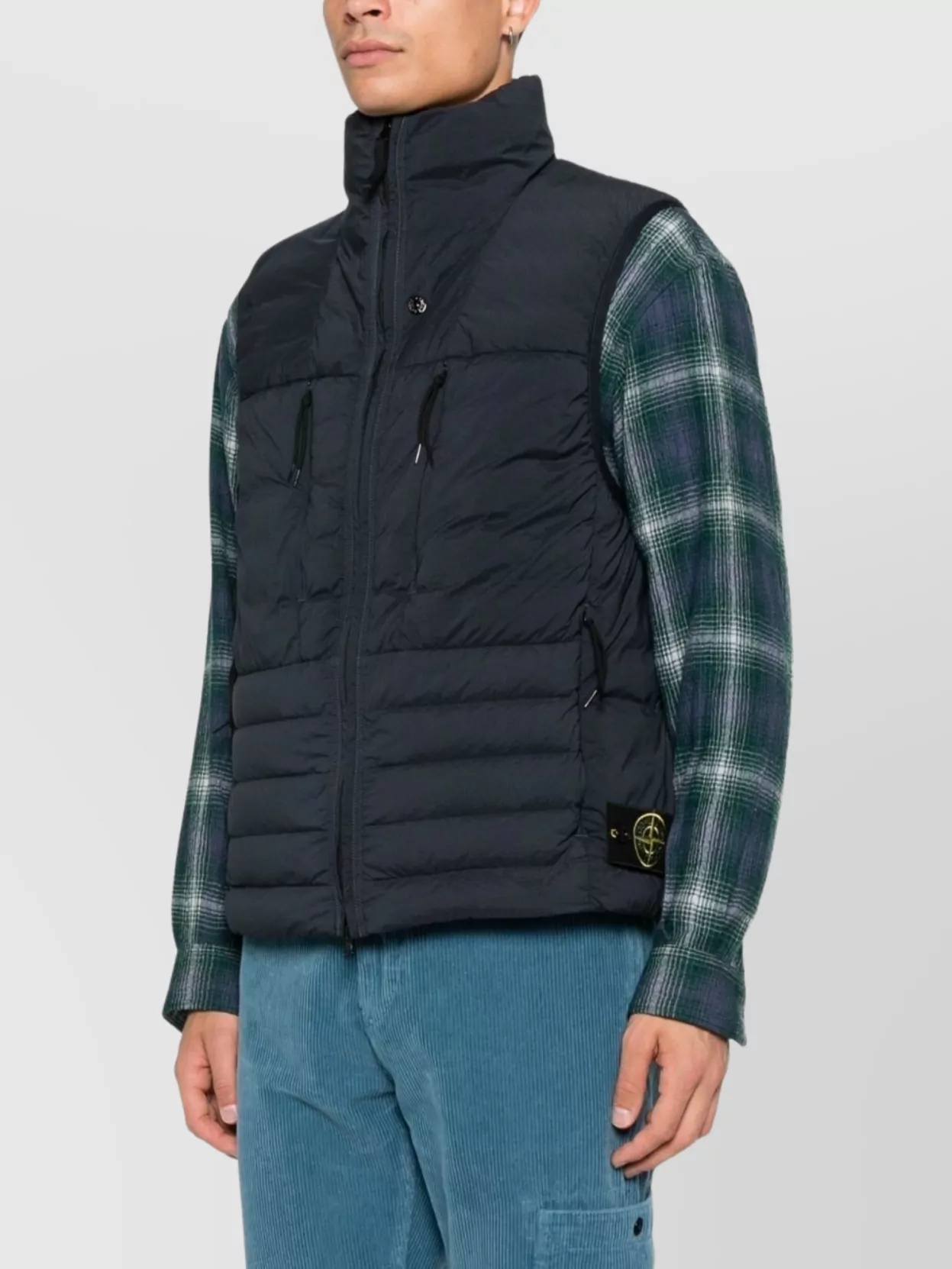 Stone Island Lightweight Sleeveless Padded Vest Pockets