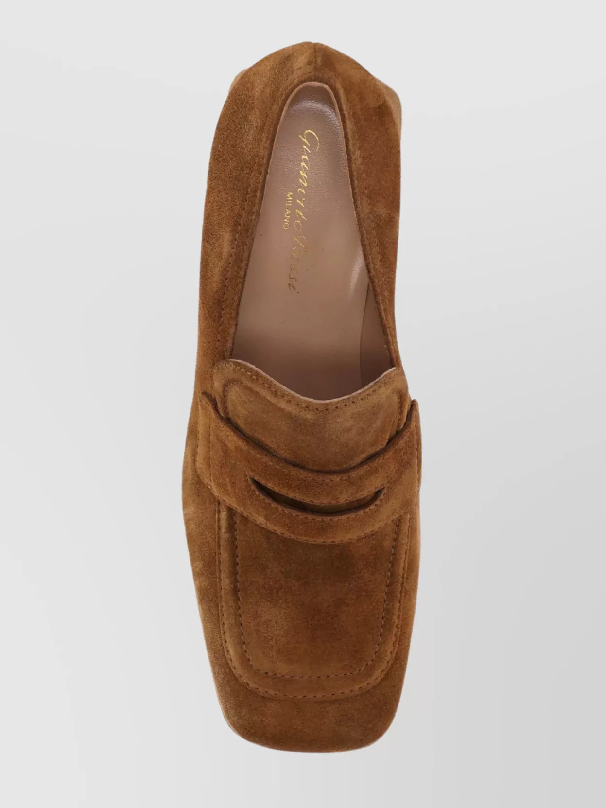 Gianvito Rossi Penny Bar Heeled Loafer