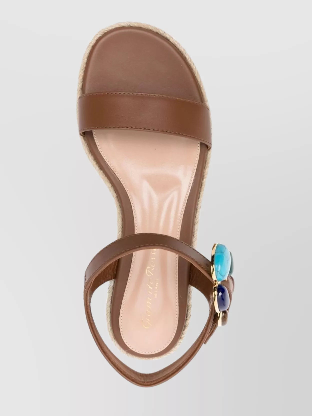 Gianvito Rossi Almond Toe Platform Sole Sandals