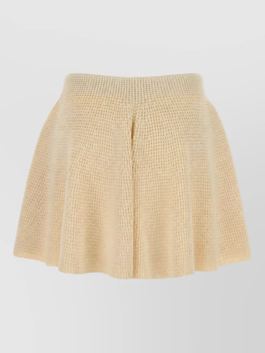 Alaïa Silk A-Line Skirt