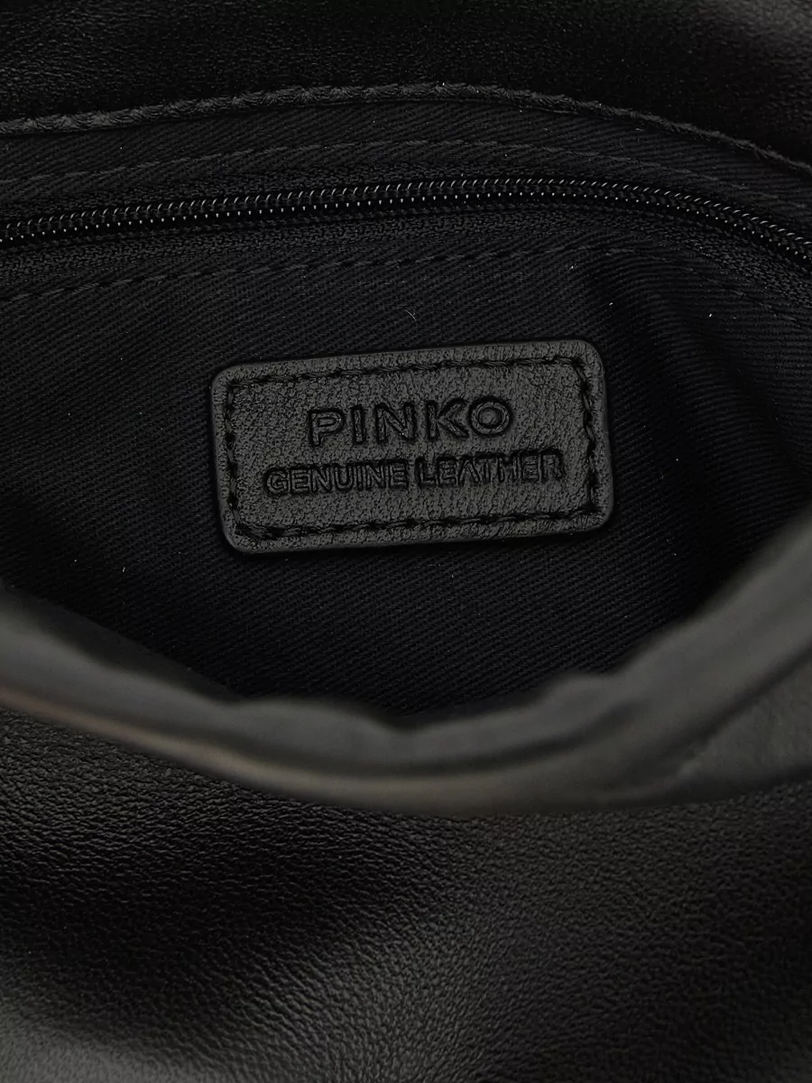 Pinko Flower Leather Pouch