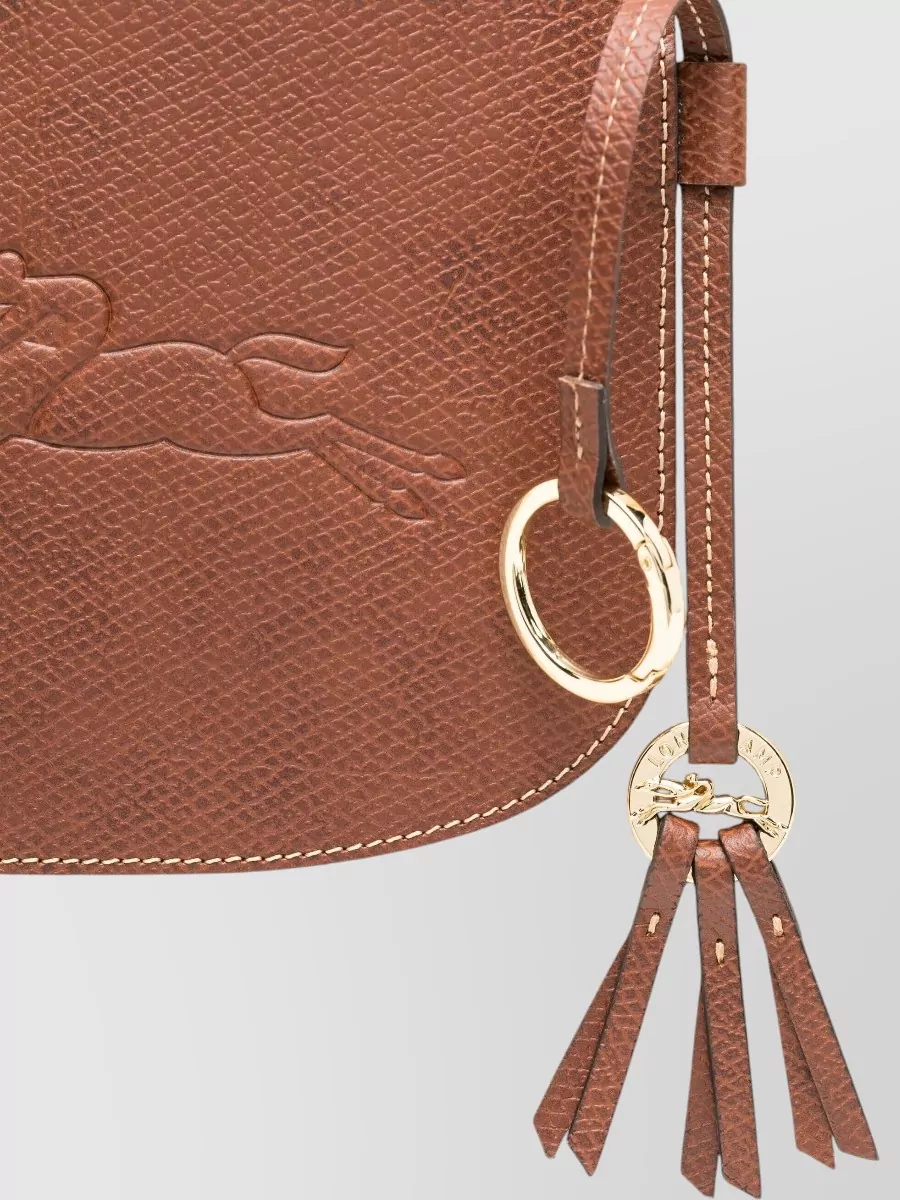 Longchamp Raffia Basket Shoulder Bag
