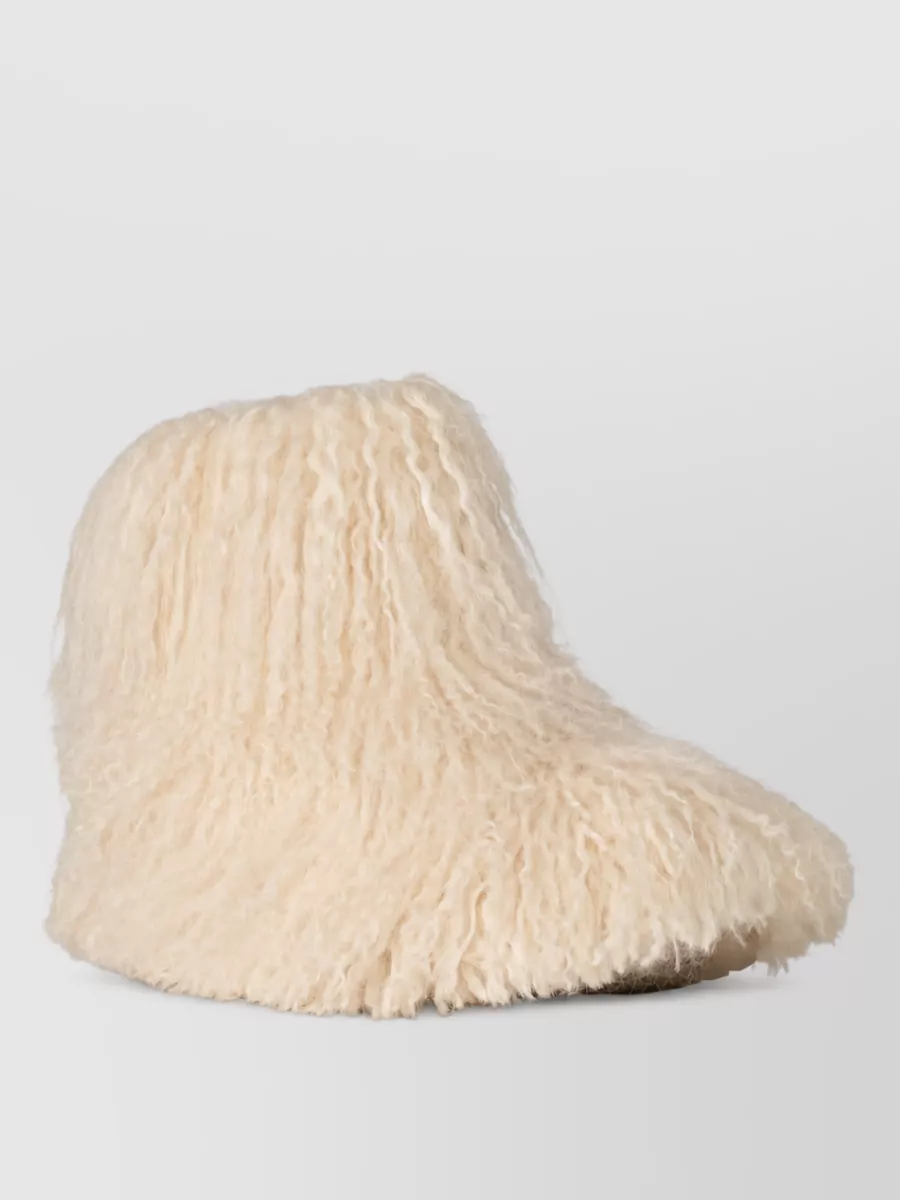 Ugg leather classic short fluff momma slippers