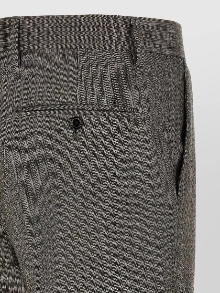 Lardini Wool Double-Breasted Coat