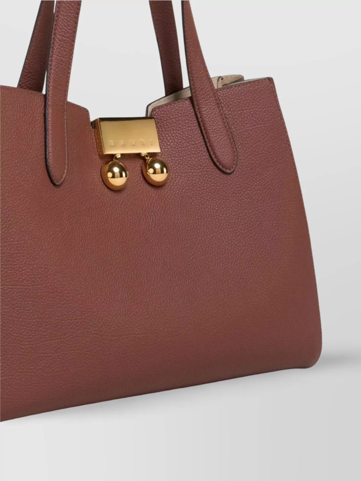 Marni Small Tote Bag Gold Hardware