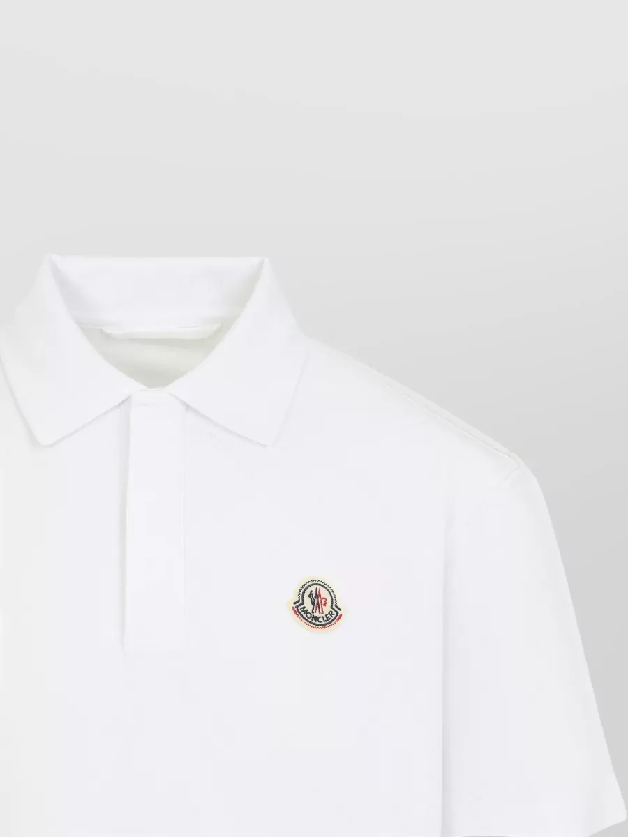 Moncler Short-Sleeve Polo Shirt