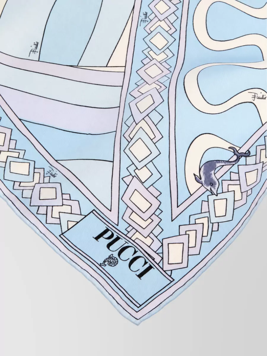 Pucci Printed silk foulard