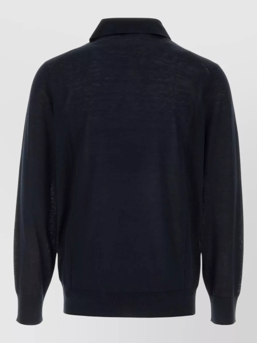 Brunello Cucinelli Silk Polo Shirt
