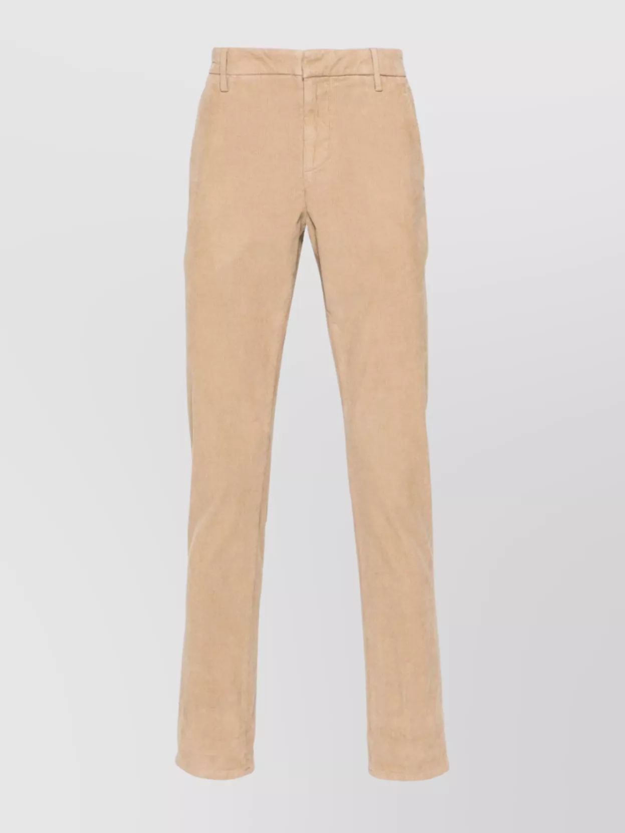 Dondup Corduroy Trousers With Belt Loops And Pockets