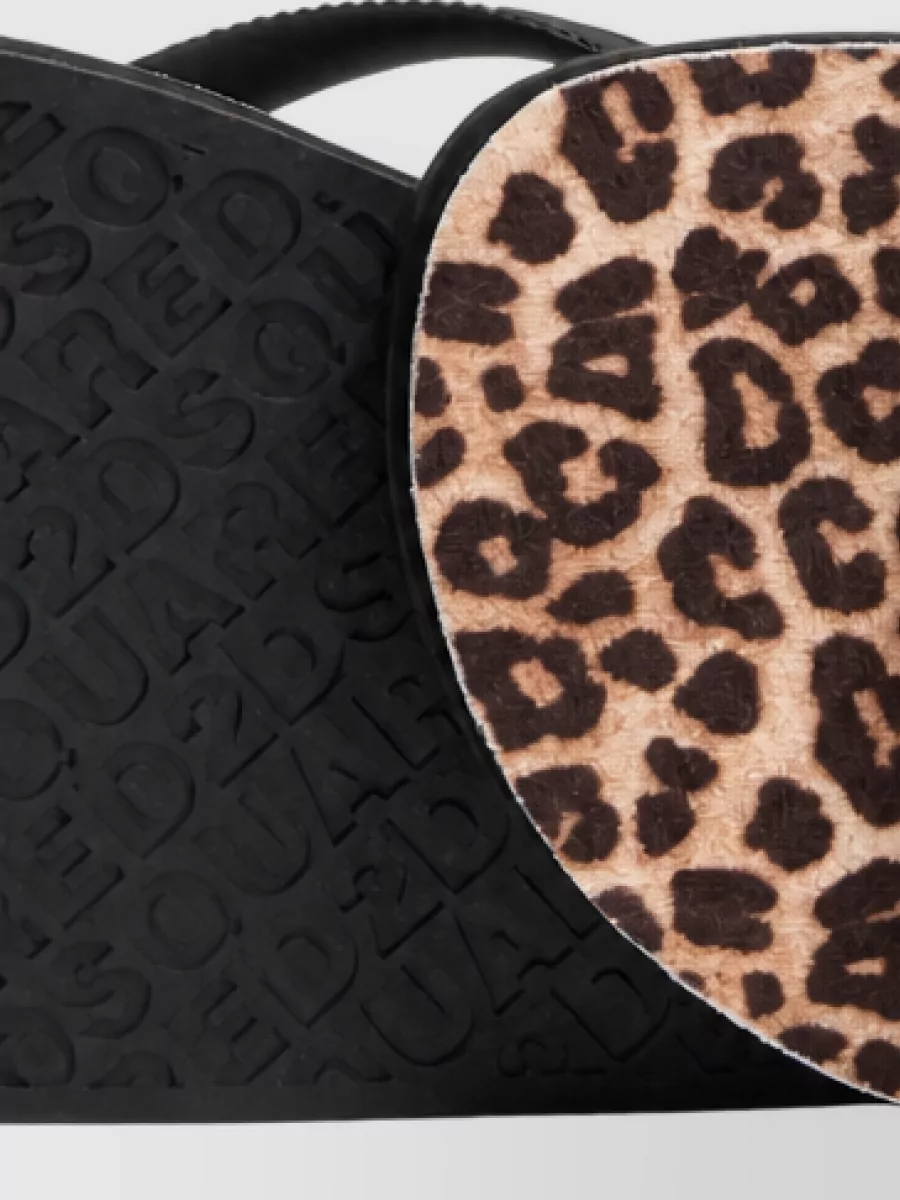 Dsquared2 Printed Flip Flops