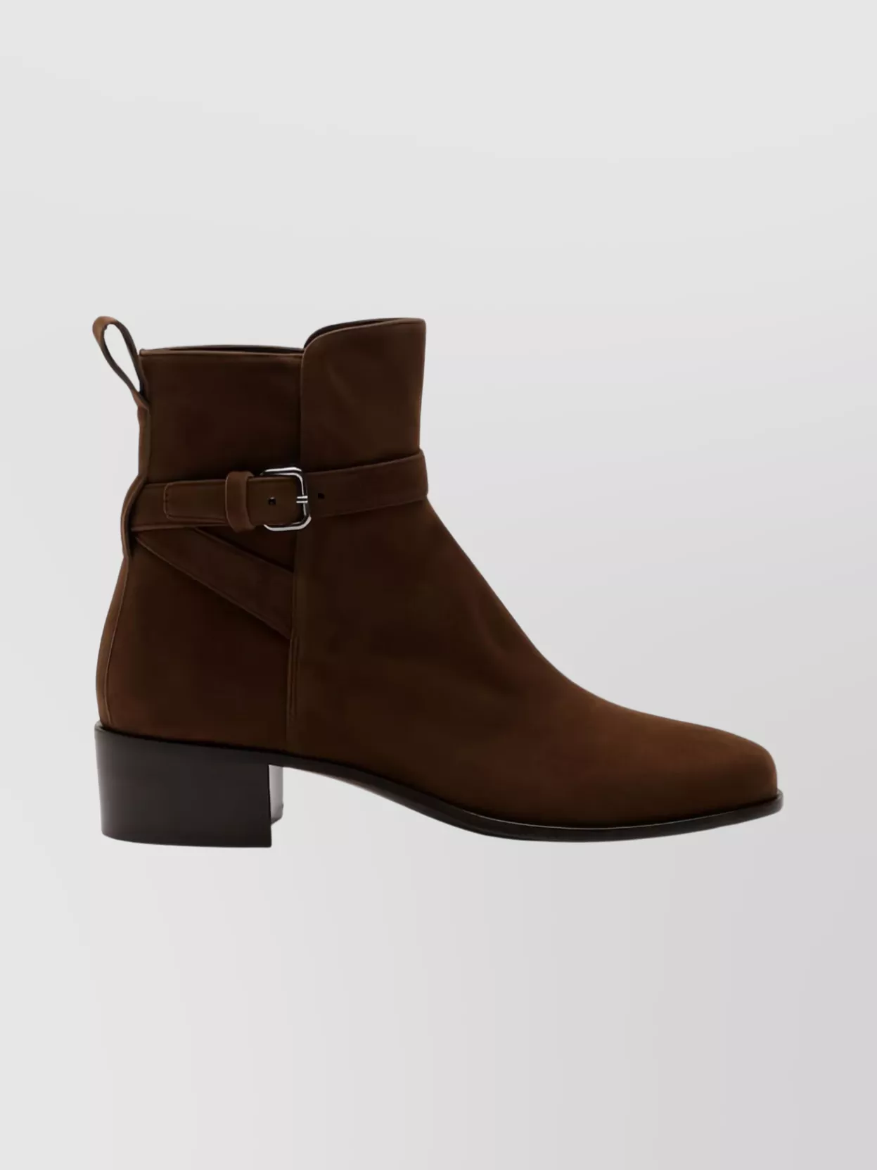 Church's Ankle Boot With Block Heel And Buckle