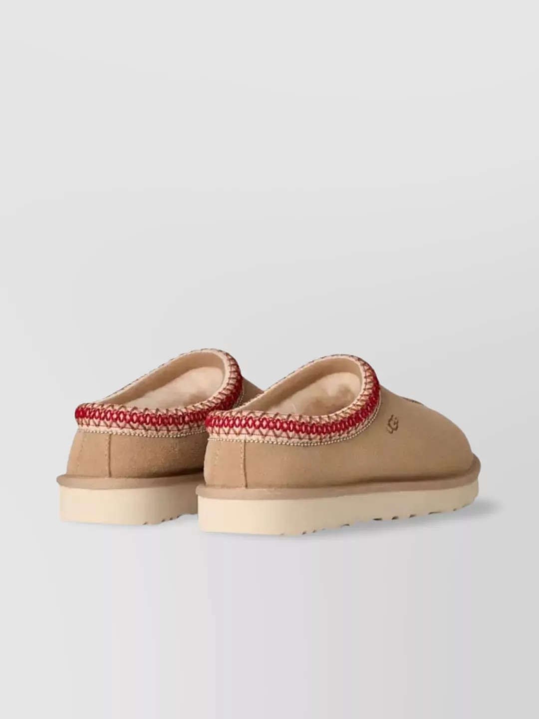 Ugg Sheep Fur Round Toe Mules